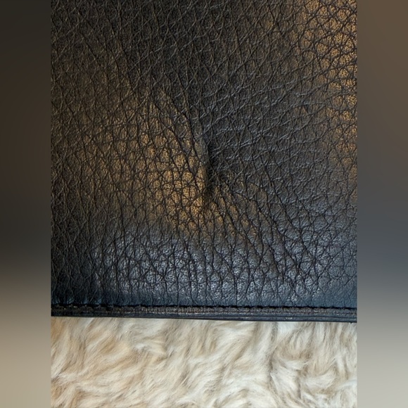 NWOT Polo Ralph Lauren black pebbled leather men’s classic billfold - Picture 8 of 8